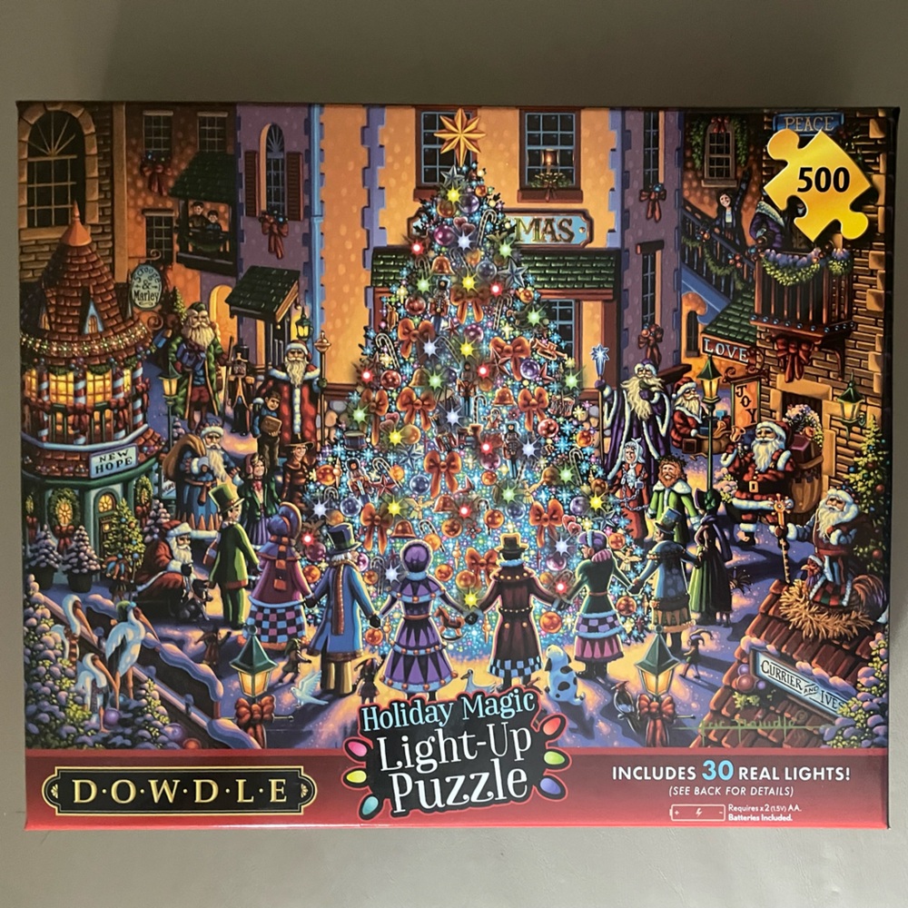 (NEW) Dowdle Holiday Magic Light-Up Puzzle